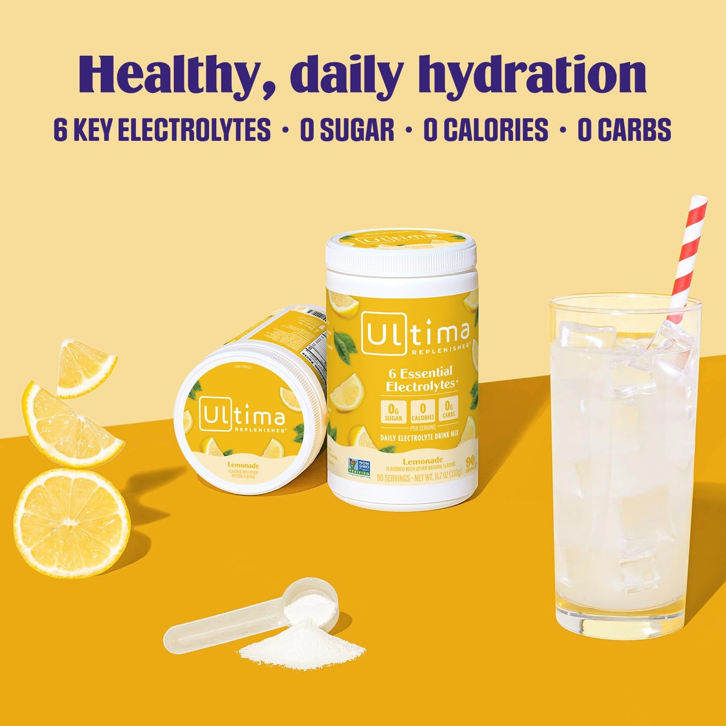 Lemonade electrolyte drink mix